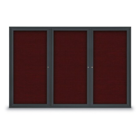 United Visual Products Letterboard, Burgundy/Black UV1166DSD3036-BLACK-BURGUN